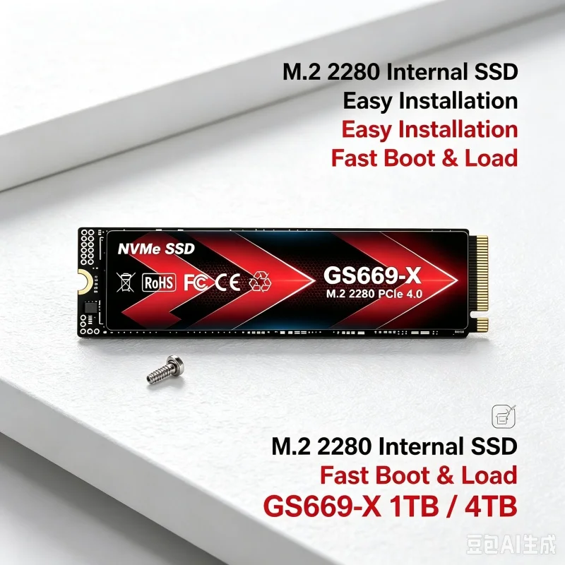 Novo SSD NVMe GS669-X original - M.2 Nvme 4Tb Pcie 4.0 Ssd avaliação e preço