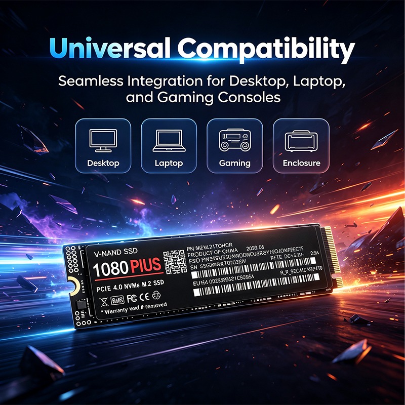 SSD Interno 1080 Plus M.2 NVMe - M.2 Nvme 4Tb Pcie 4.0 Ssd avaliação e preço