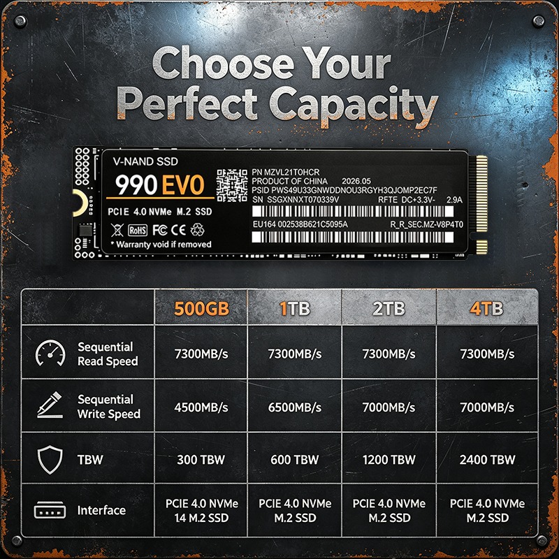 990 EVO M.2 2280 NVMe PCIe 4.0 - M.2 Nvme 4Tb Pcie 4.0 Ssd avaliação e preço