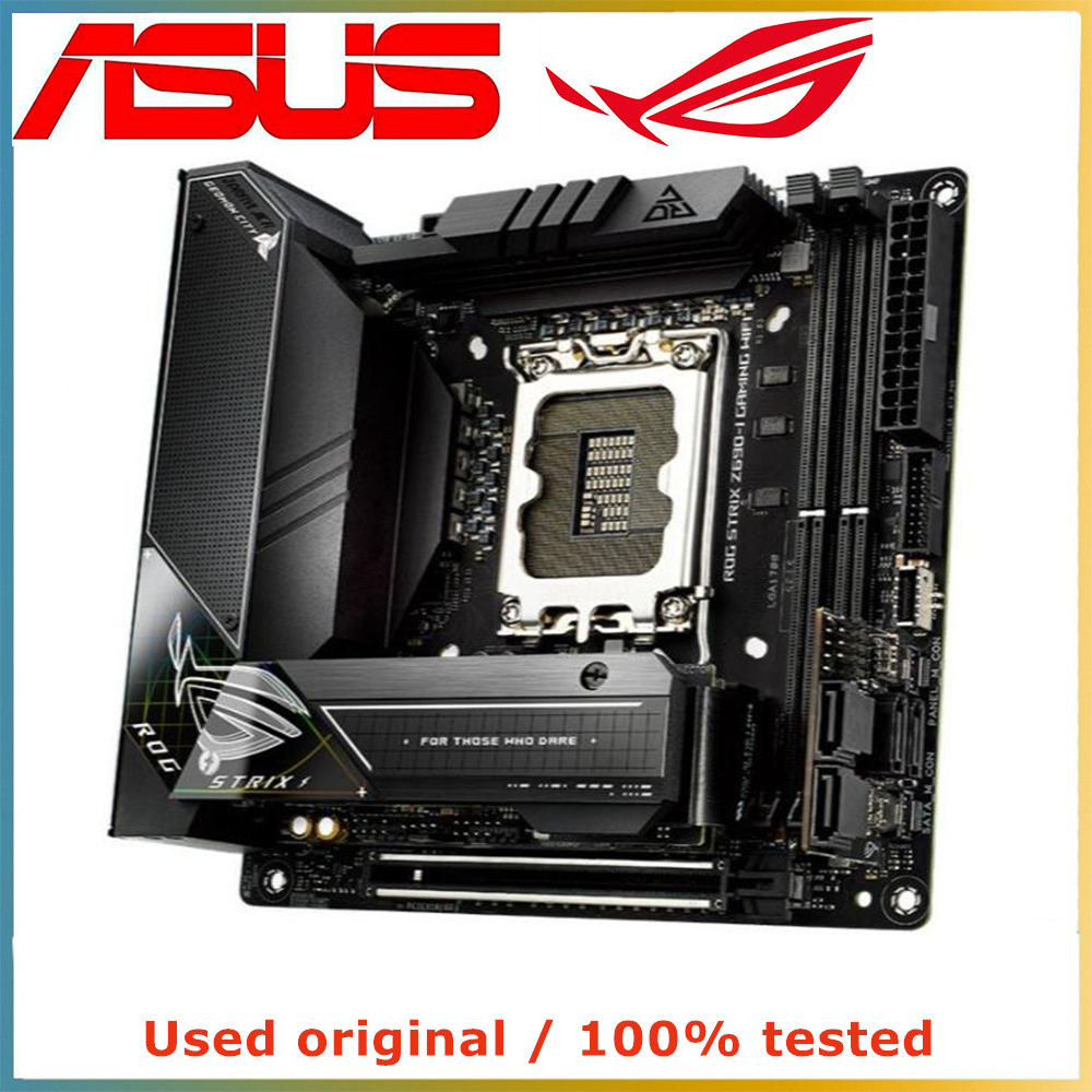 Placa-mãe ASUS ROG STRIX Z690- - Lga 1700 Ddr5 Itx Motherboard avaliação e preço