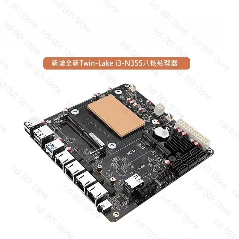 Placa-mãe NAS N5105 8505 N100  - Nas Motherboard N100 6 Sata avaliação e preço